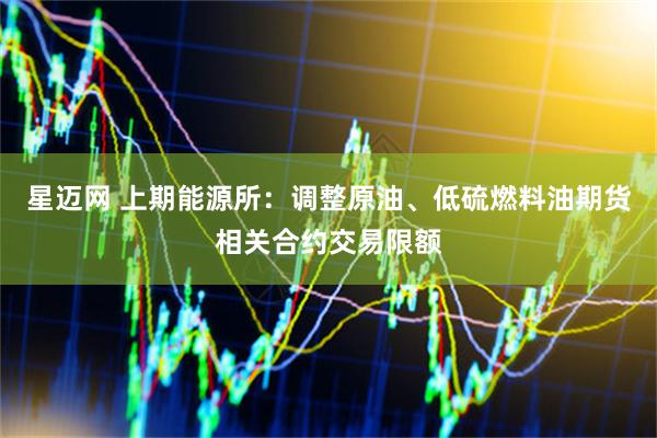 星迈网 上期能源所：调整原油、低硫燃料油期货相关合约交易限额